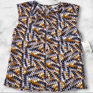 NWT Nine West Sleeveless Blouse Top Shirt Size Xtra Small (XS) C65